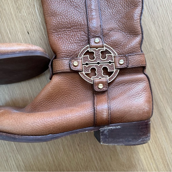TORY BURCH Brown Amanda Riding Boot - Picture 6 of 10